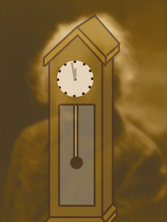 Clock old man